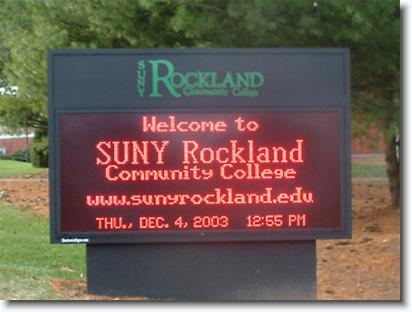 Rockland Community College Red, 80 x 192 Matrix