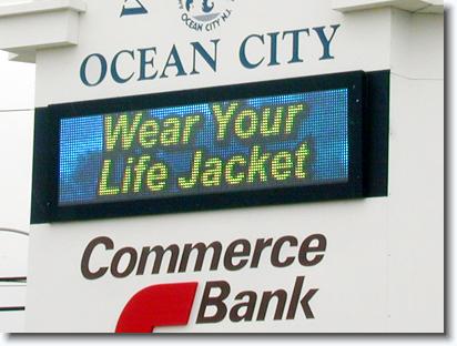 Full Color LED Video, Commerce Bank, Ocean City, NJ
